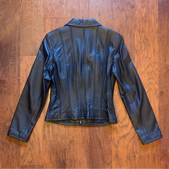 Moda International Genuine Leather Jacket - Size XS - Picture 2 of 8